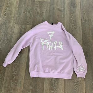 Rare Ariana grande lavender sweatshirt